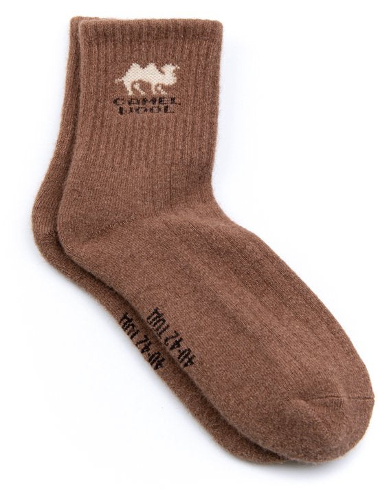 Camel wool socks