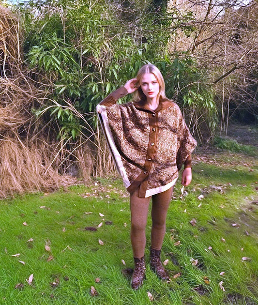 WOMEN'S YAK WOOL PONCHO