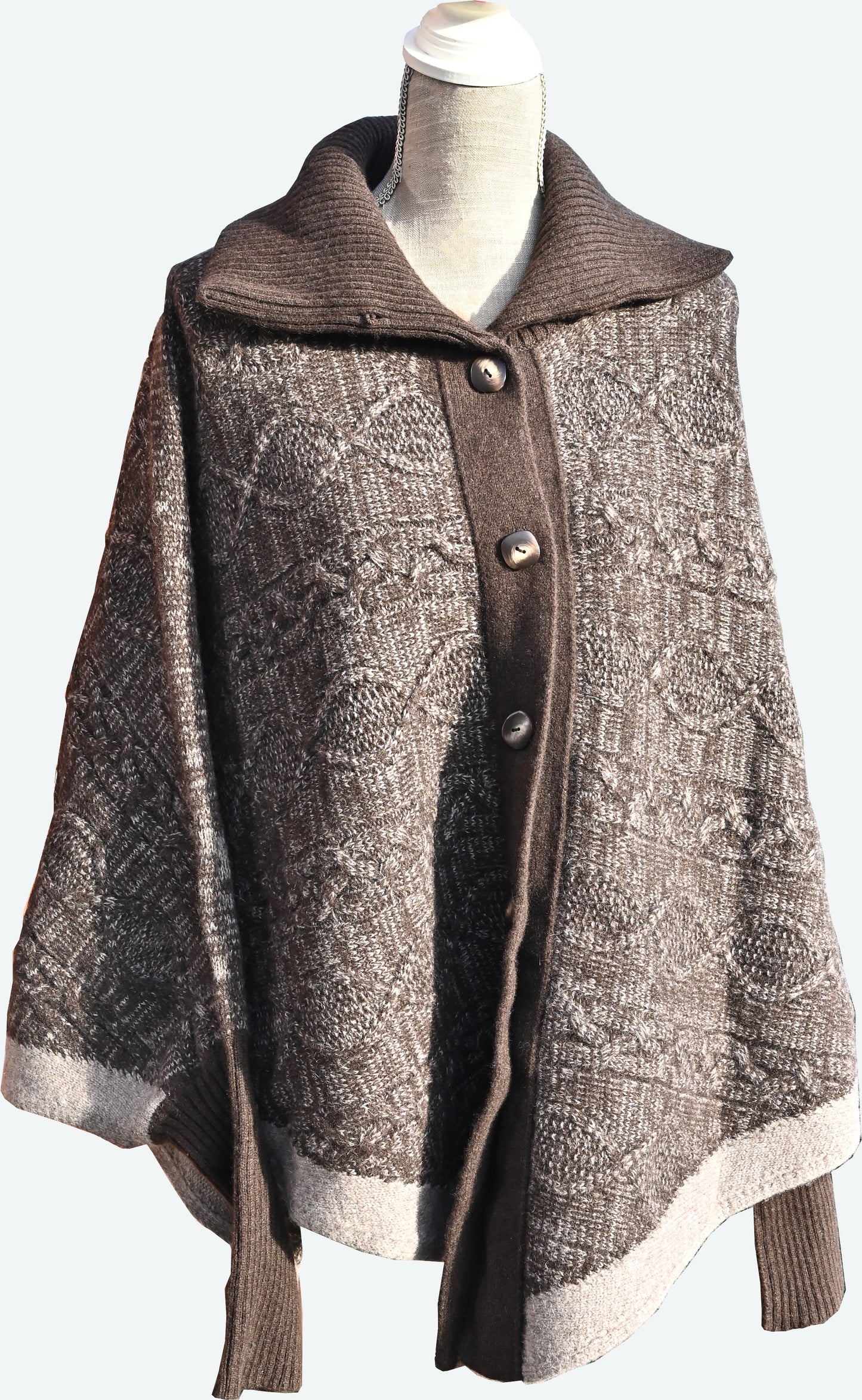 WOMEN'S YAK WOOL PONCHO