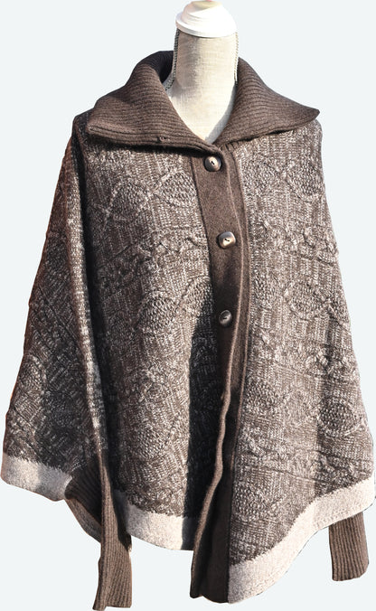 WOMEN'S YAK WOOL PONCHO