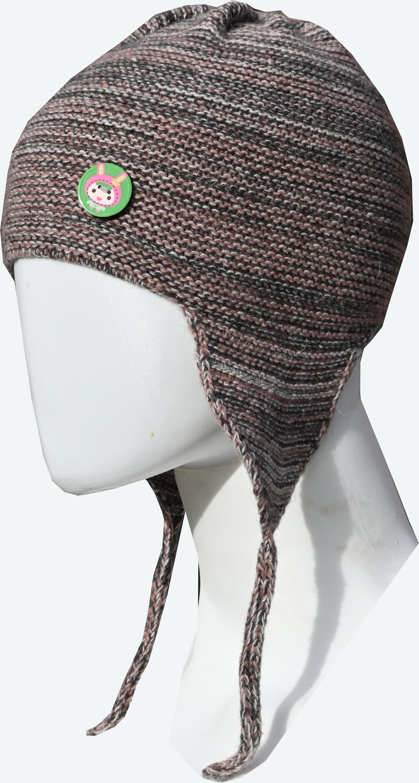 SHEEP WOOL HAT WITH EAR MUFFS